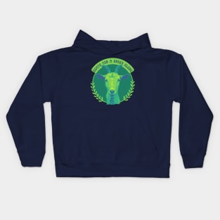 Goats For A Green Globe Kids Hoodie